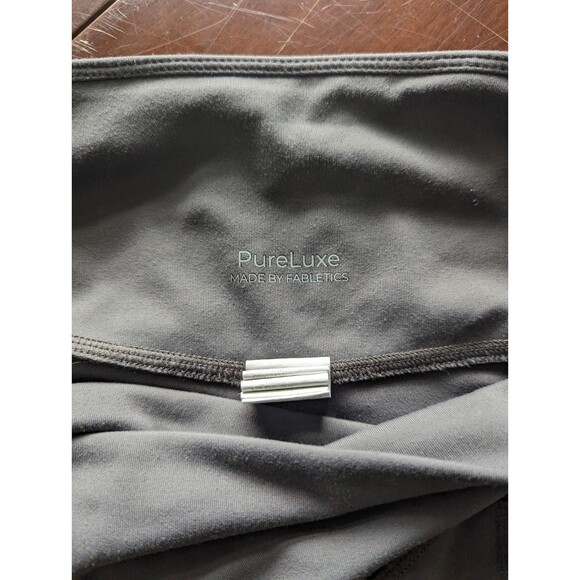Fabletics Leggings Pure Luxe Women’s Gray Flare Leg Workout Pants‎ Women's XXS - Picture 3 of 4